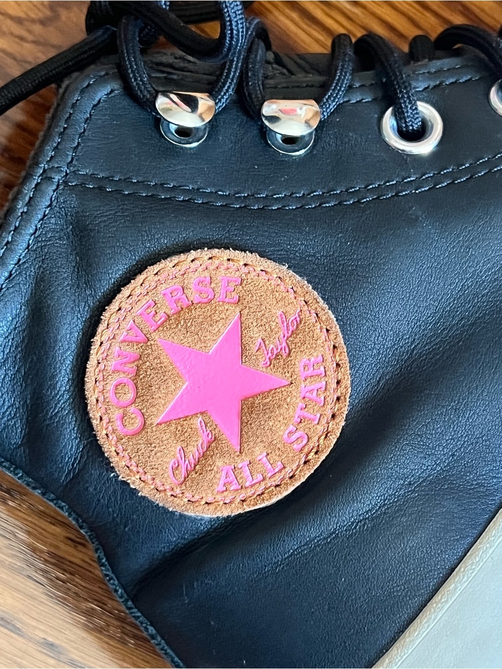 Converse Chuck Taylor Women's Black Leather Lugged  Gore-Tex High-Top Sneakers - Picture 7 of 15